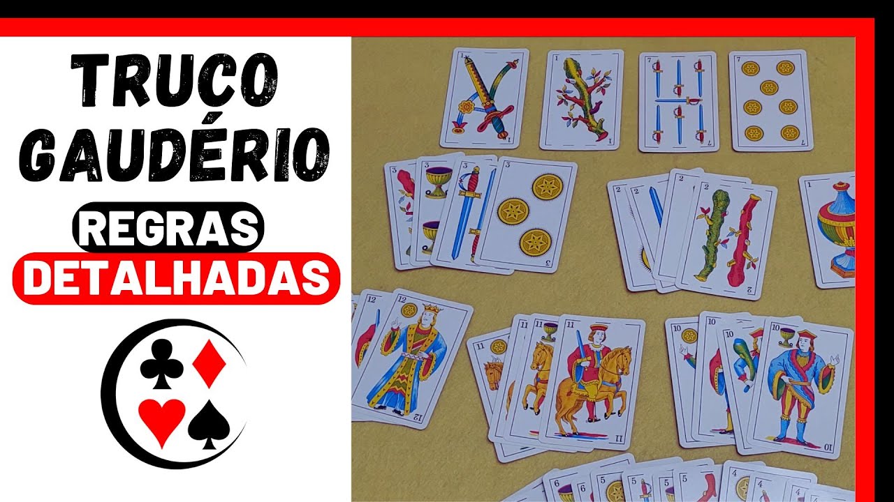 Como Jogar TRUCO GAUDÉRIO - Jogo de Baralho ♣️♦️♠️♥️