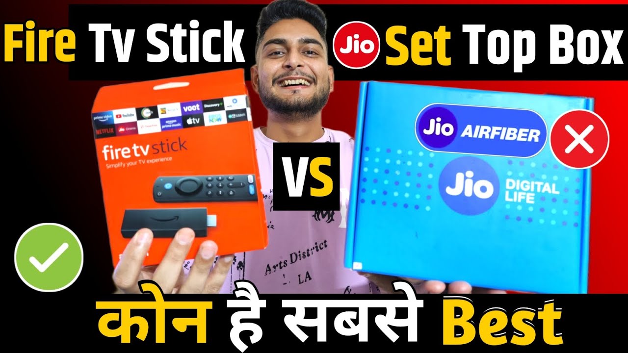 Amazon Fire Tv Stick Vs Jio Set Top Box | Compression | Jio Stb Vs Firestick