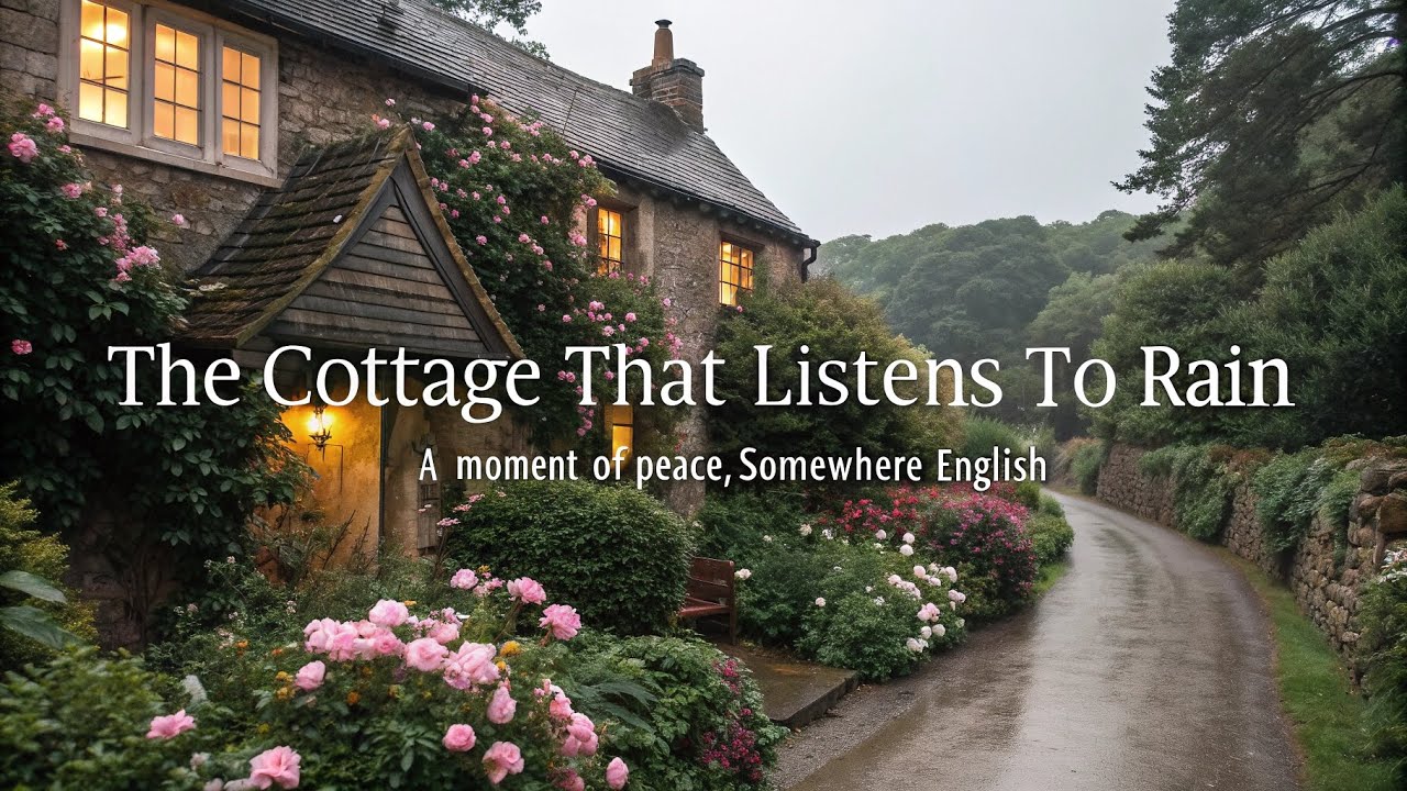 🌧️🏡The Cottage That Listens to Rain 🌿 a moment of peace, somewhere English🌷🌺