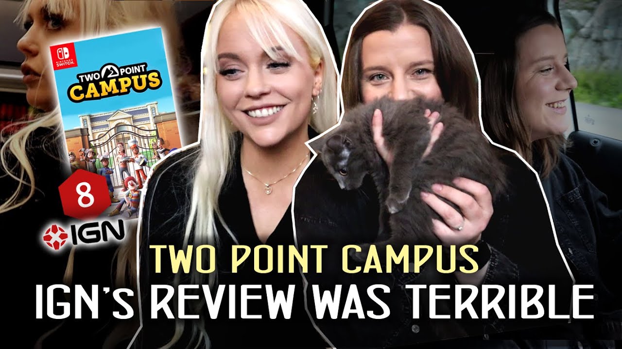 COZY VLOG: Two Point Campus First Impressions! - Driving, shopping and hanging with Tinyhats