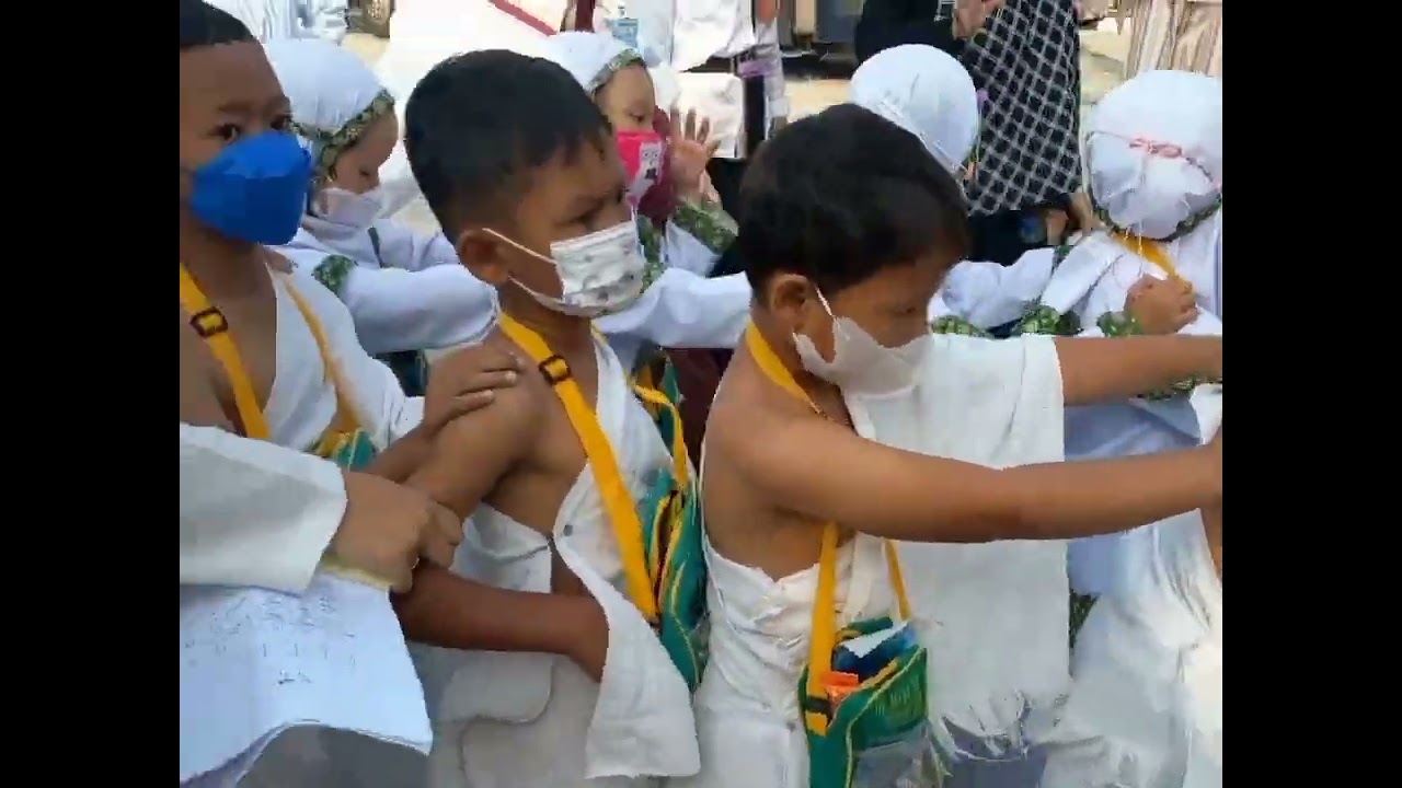 Manasik haji TK ISLAM NIRWANA asrama haji pondok gede #tkislamnirwana