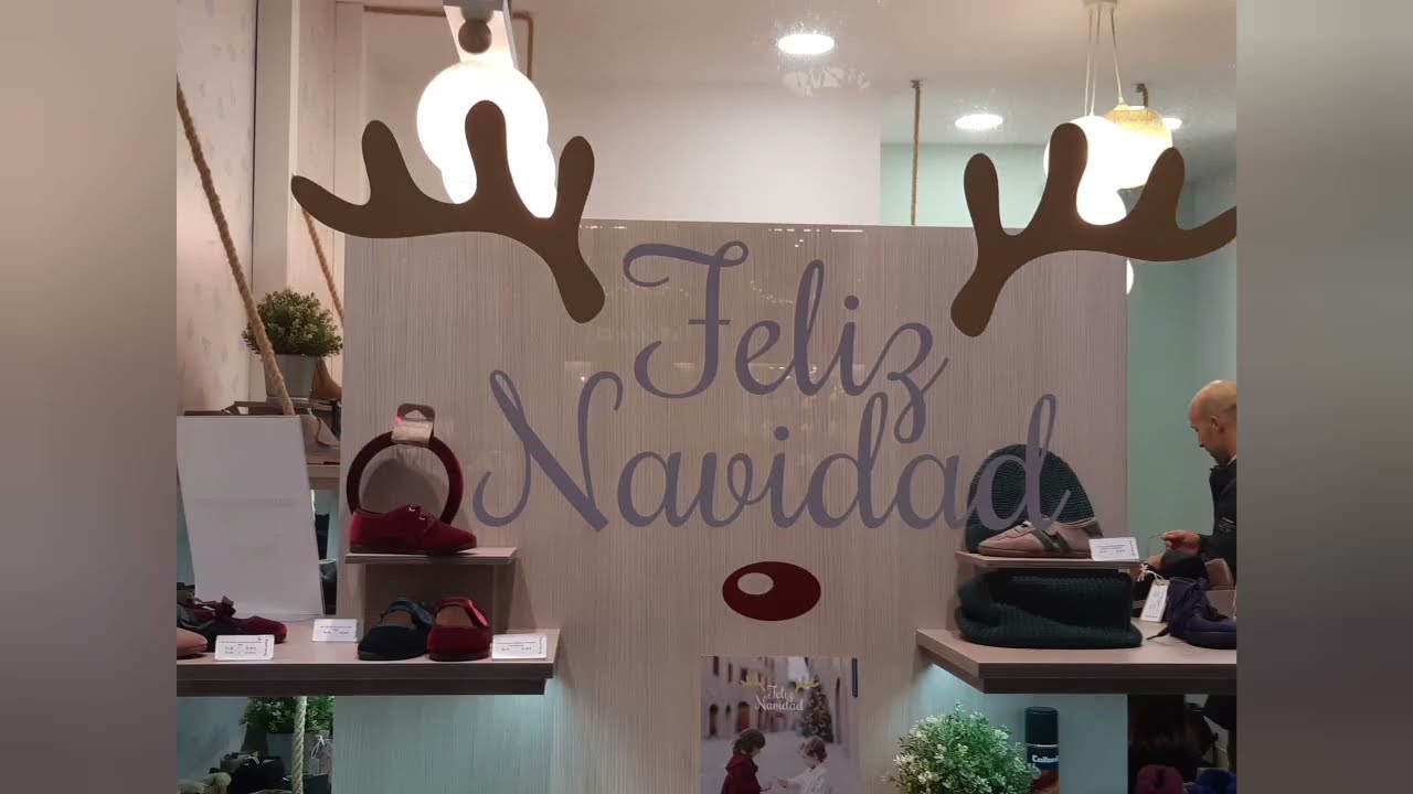 Escaparates navideños de Santander. 