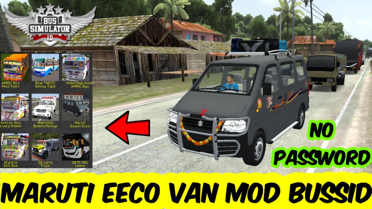 Ecco Van Mod Bussid | Как добавить индийский Maruti Ecco Mod Bus Simulator Индонезия | Экко Мод Б...