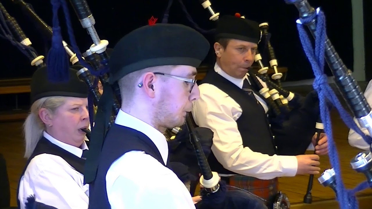 Strathendrick Pipe Band at Sanquhar Pipe Band Competition 2018 Part 2