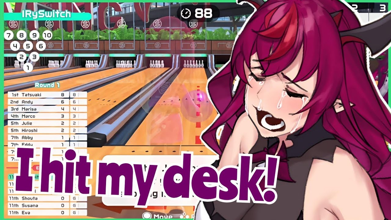 𝐈𝐑𝐲𝐒 𝐇𝐢𝐭 𝐡𝐞𝐫 𝐓𝐡𝐮𝐦𝐛 𝐢𝐧𝐭𝐨 𝐡𝐞𝐫 𝐃𝐞𝐬𝐤 𝐰𝐡𝐢𝐥𝐞 𝐩𝐥𝐚𝐲𝐢𝐧𝐠 |Hololive EN|