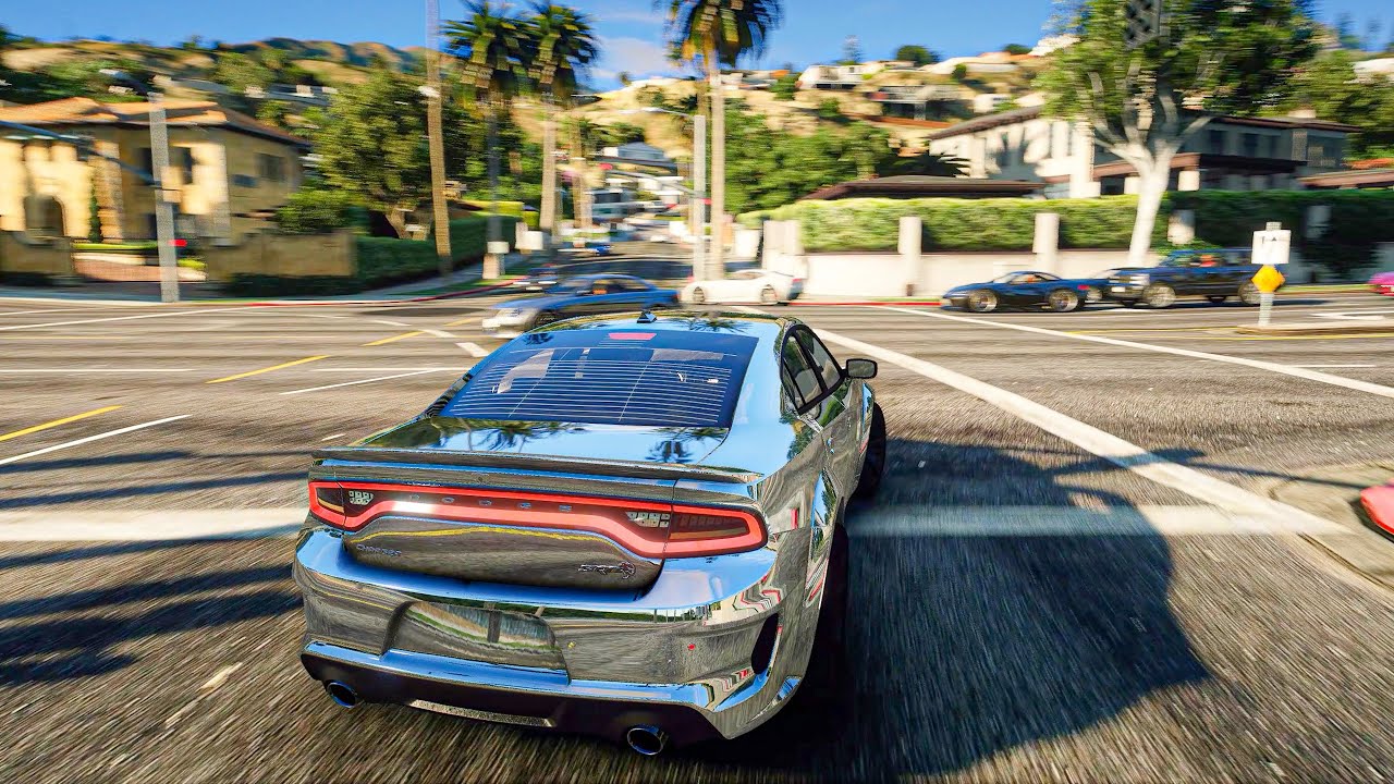 GTA 5 - 8k Resolution Reflections Enhancement! RTX 3090 OC NaturalVision Evolved 2022 Gameplay