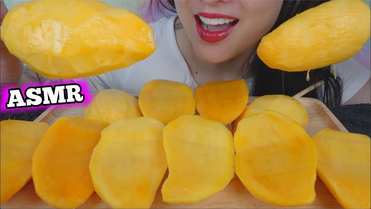 ASMR MANGO PARTY (EATING SOUNDS) NO TALKING | SAS-ASMR