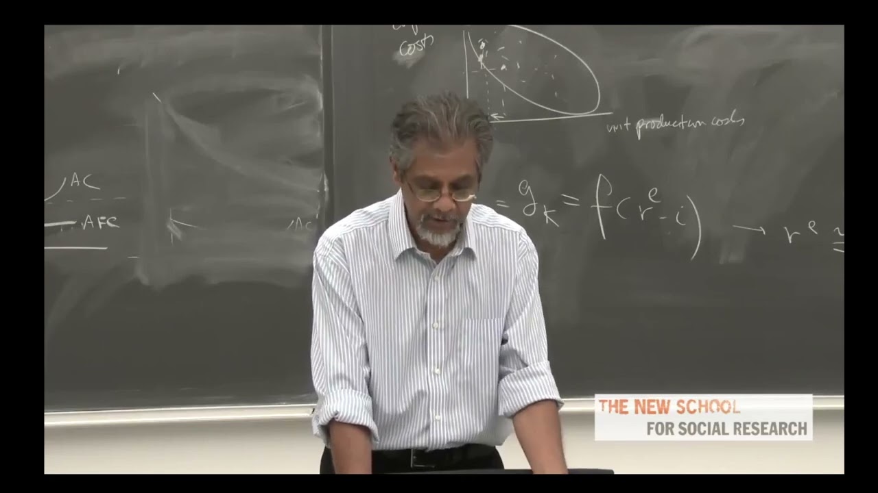 Anwar Shaik – Profit rules demand and supply