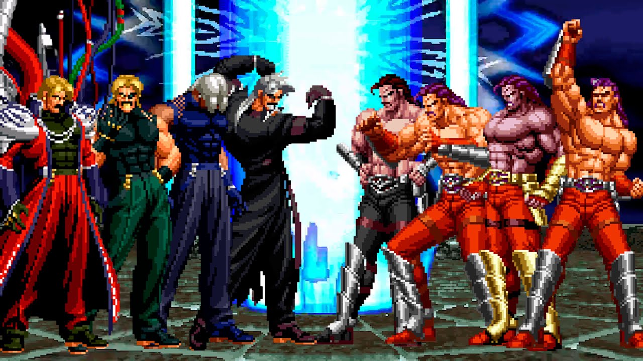 [KOF Mugen] Rugal Bernstein Team vs Krauser Team