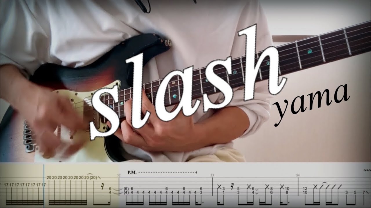 【yama】slash 『機動戦士ガンダム』 水星の魔女 Season2 OP / guitar cover 【TAB】