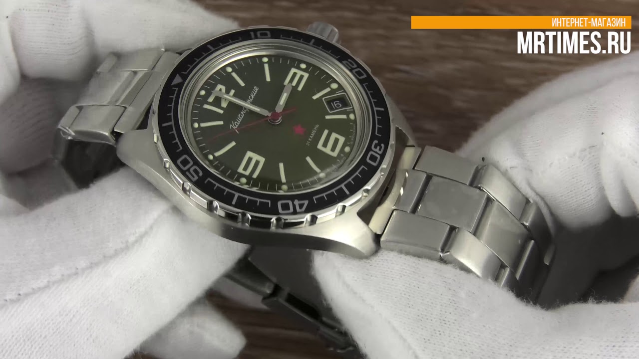 Восток Командирские 020715 / автоподзавод. Обзор часов от MrTimes.ru