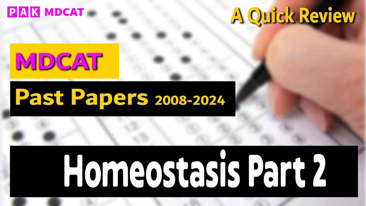 Homeostasis | Most Important MCQs for MDCAT 2025 | Biology Chapter Practice