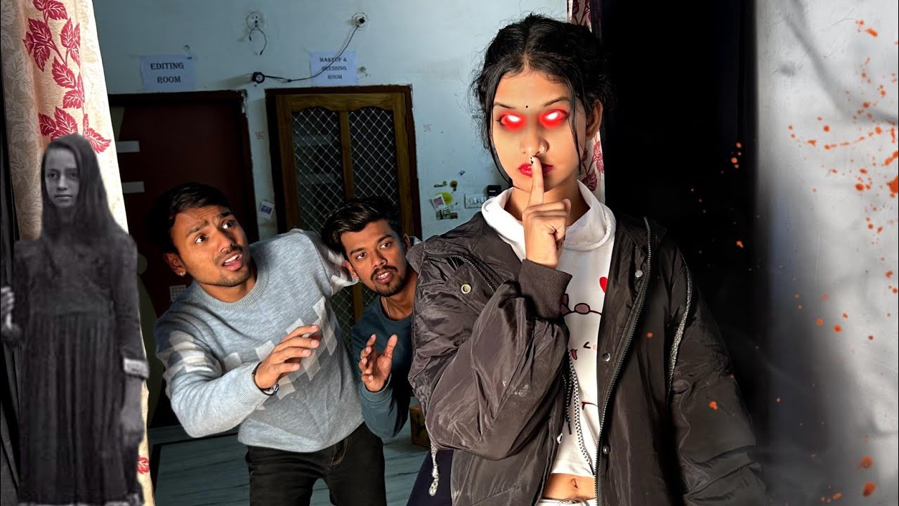 Kya sonal such mai bhoot h 😰 red eyes ho gyi uski 😨 Sara Sarita challenge Krna pdega