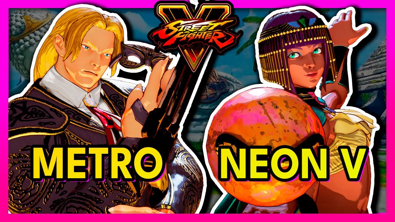 SFV 🥊 Metro (VEGA) VS Neon V (MENAT) 🥊 SF5 🥊 Street Fighter 5 🥊 Hype Fight Game