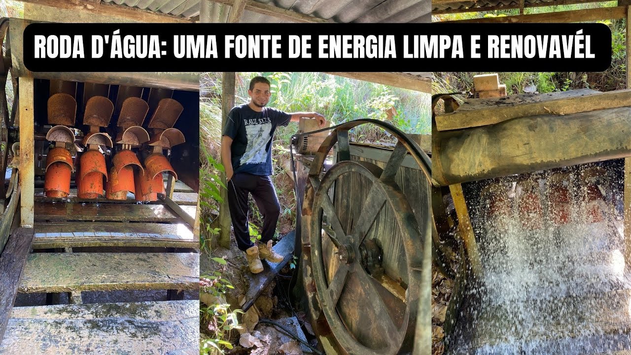 COMO GERAR ENERGIA COM RODA D’ÁGUA. #energiarenovável