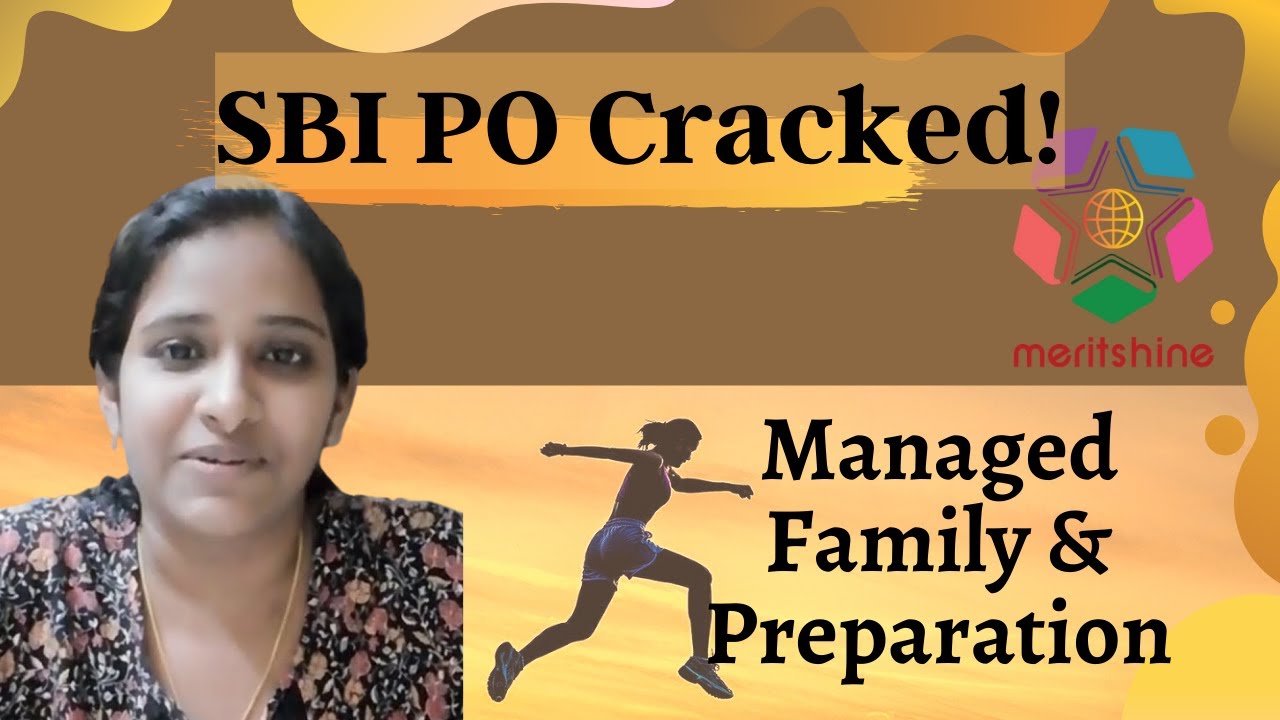 She cracked SBI PO with a 5-year-old daughter | Motivation for every Woman | Meritshine