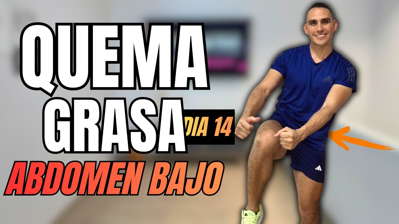 DIA 14 | QUEMA GRASA🔥Del ABDOMEN BAJO | Rutina Sin Equipo y Sin Saltos | Todo de pie (BURN FAT)