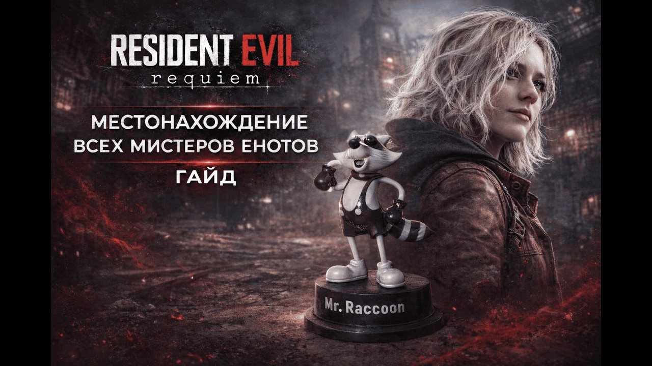 Все фигурки мистера Енота в Resident Evil requiem [ГАЙД]