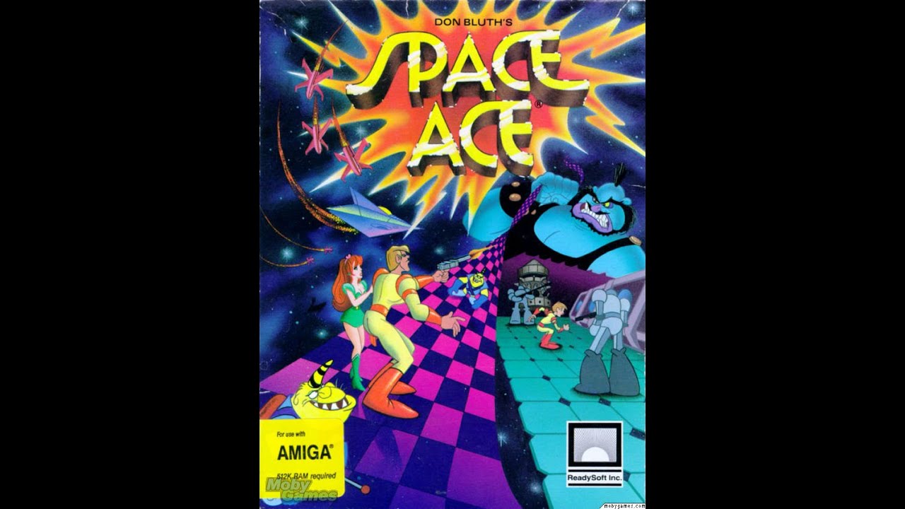 Space Ace - Amiga Original Title Screen