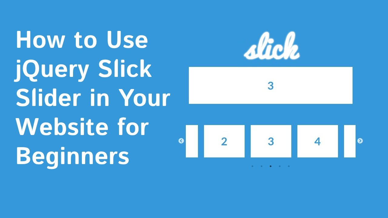 How to use Slick Slider In Your Website | jQuery Slick Slider Tutorial | How To Use Carousel In Web