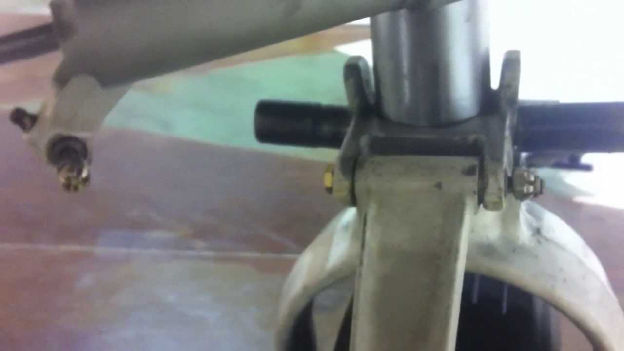 Cessna nose wheel shimmy repair