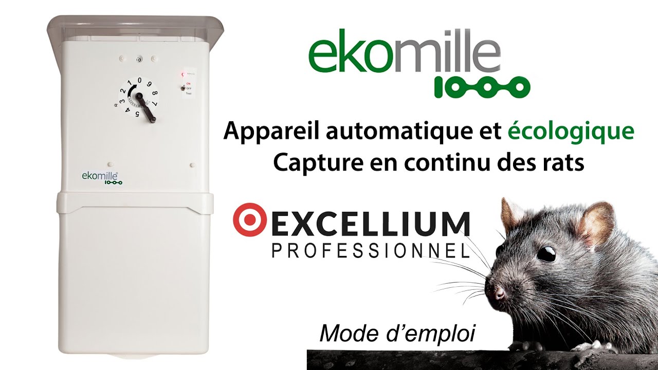 EKOMILLE appareil dératiseur écologique automatique