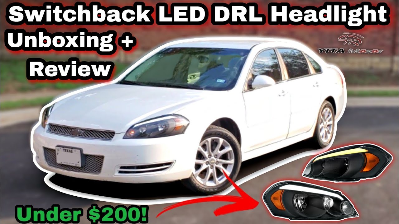 Switchback LED DRL Headlight Unboxing + Review for 9th Gen Chevy Impala |YITA MOTOR|#impala