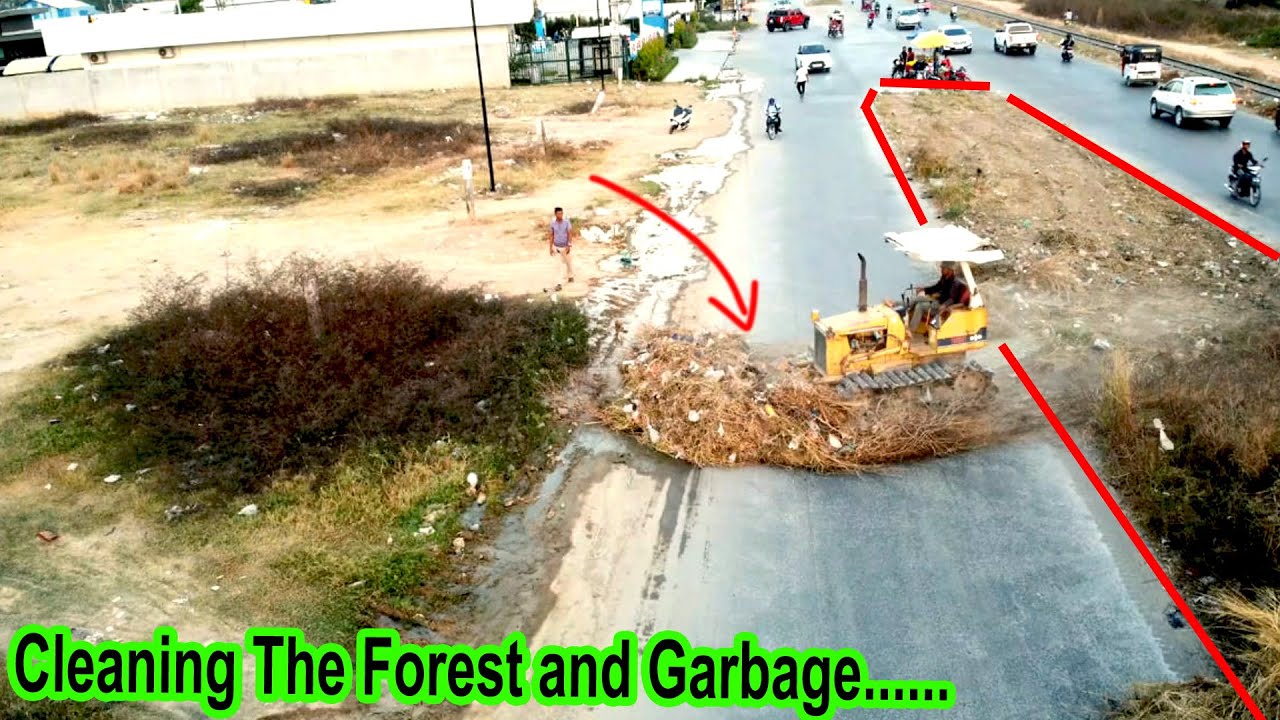 World Amazing Bulldozers Street Sweeper Machines Fastest Road Construction Clean Equipment