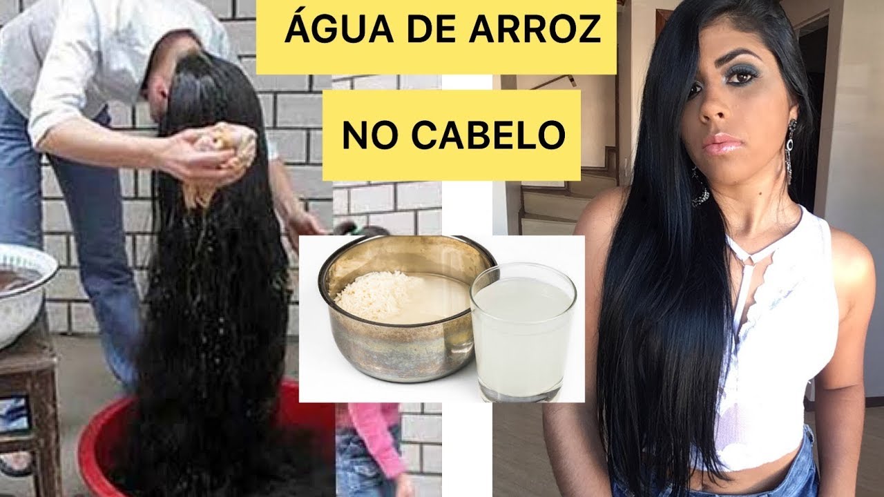 SEU CABELO VAI CRESCER MUITO COM ÁGUA DE ARROZ