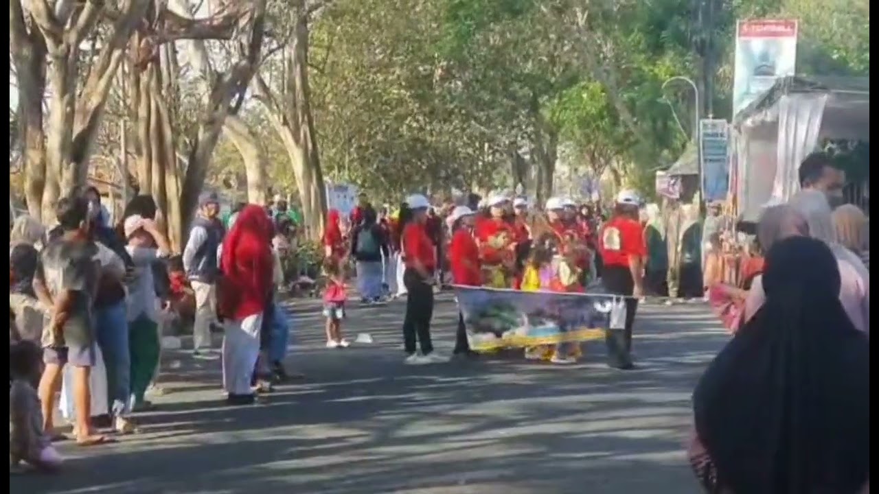 Jalan Kreasi Ibu dan Anak, dalam rangka Hut Kota Tulungagung, keren anak anak hebat 🥰🥰❤️