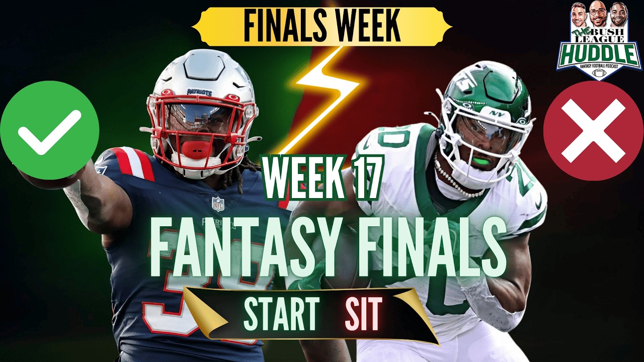Fantasy Football Finals Week 17: Waivers + Start/Sit Must Plays