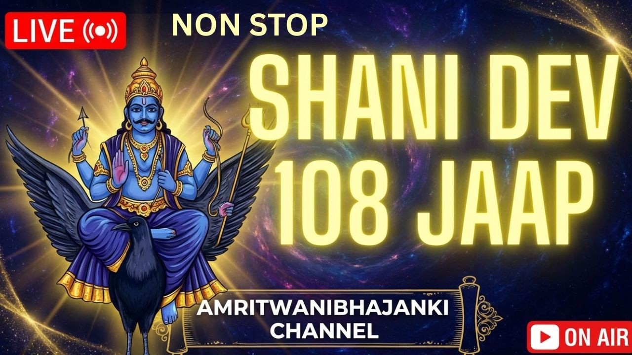 अगर जीवन में बार-बार बाधाएं आ रही हैं,तो आज का यह 108 शनि मंत्र LIVE जाप आपके लिए है! — शनि देव 