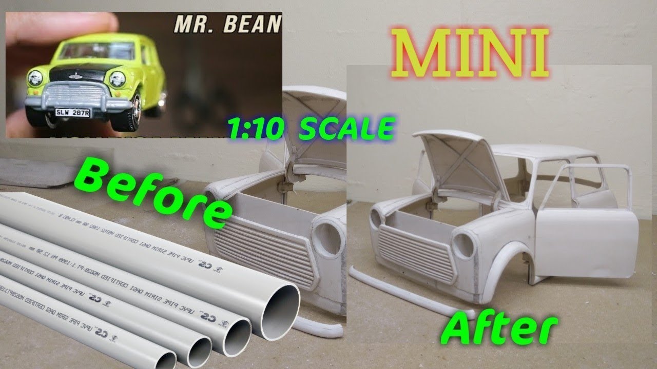 MAKE A MORIS MINI CAR PVC PIPE MATERIAL | MOBIL MR. BEAN 