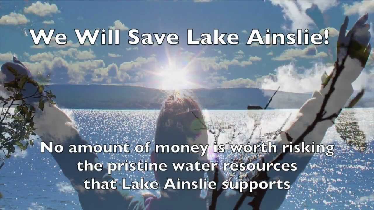 Save Lake Ainslie No Fracking No Drilling