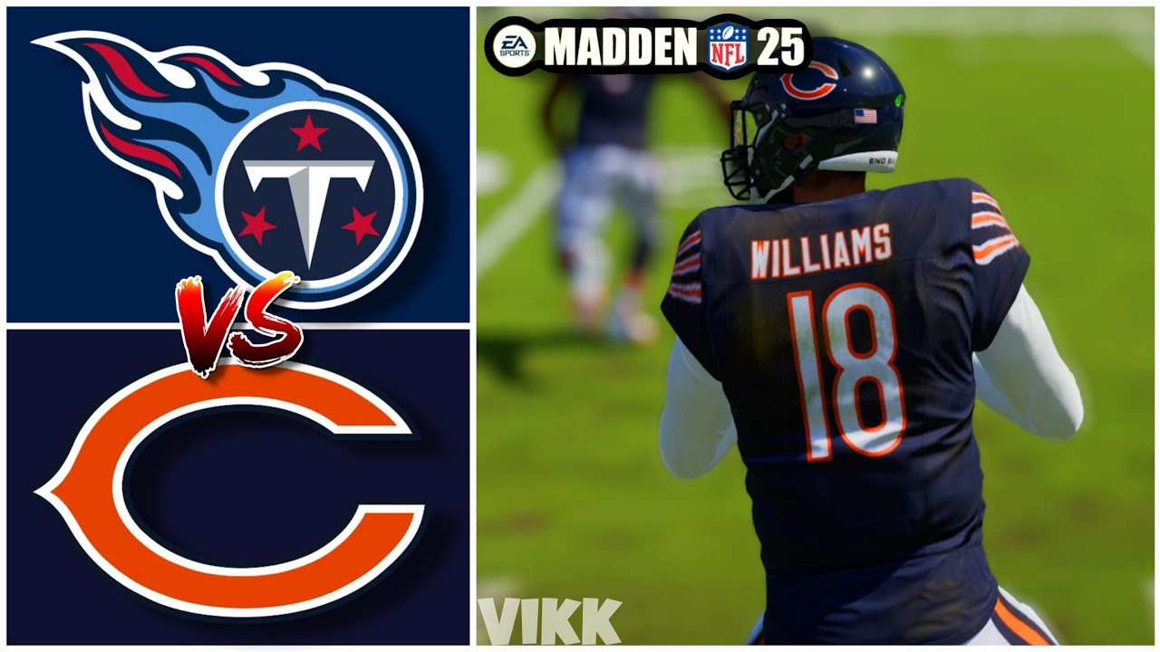 Titans vs Bears Week 1 Simulation (Madden 25 Rosters)