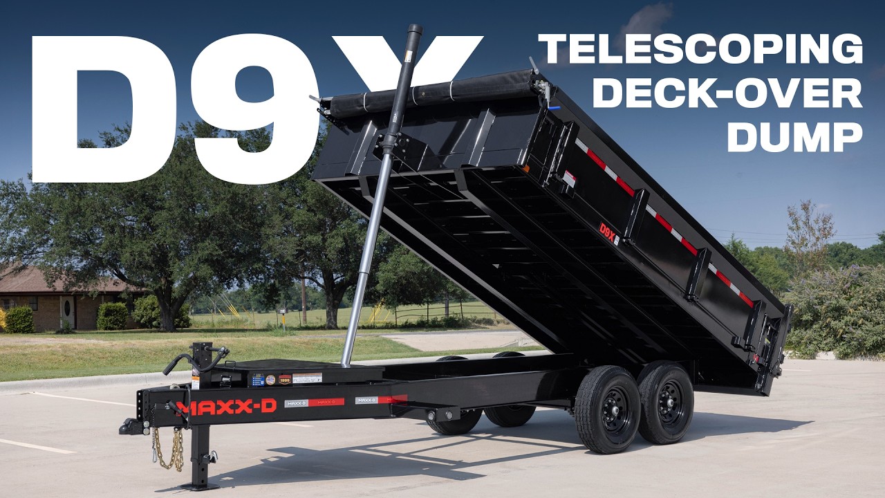D9X - 14k Telescoping Deckover Dump Trailer | MAXX-D 2026