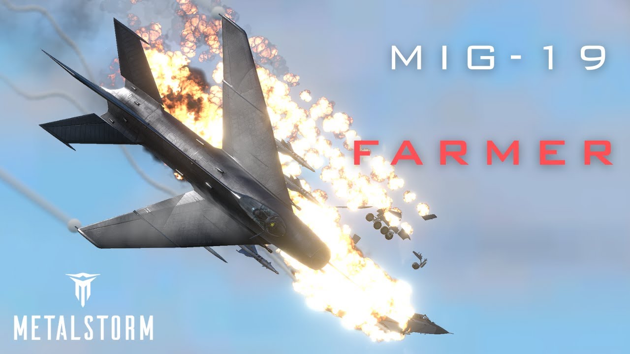 Metalstorm - MIG-19 Farmer vs MIG-31 Foxhound on Stormbreak
