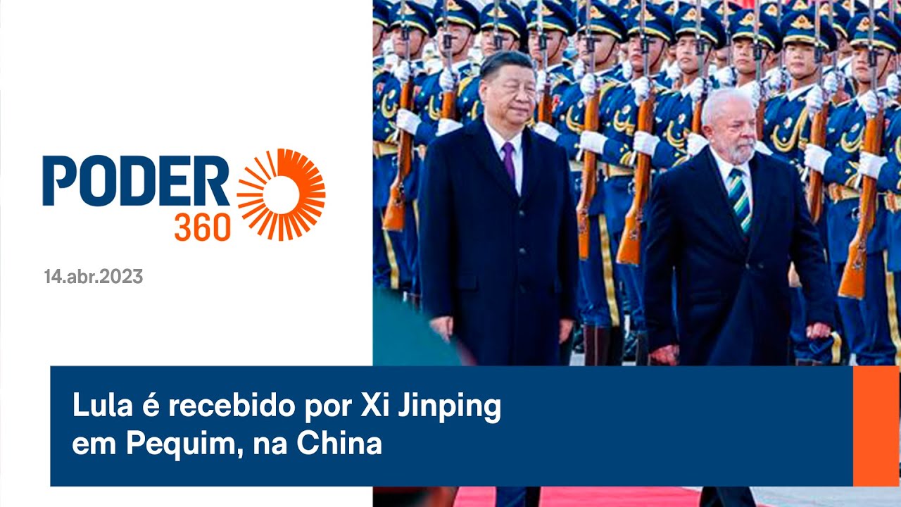 Lula é recebido por Xi Jinping em Pequim, na China