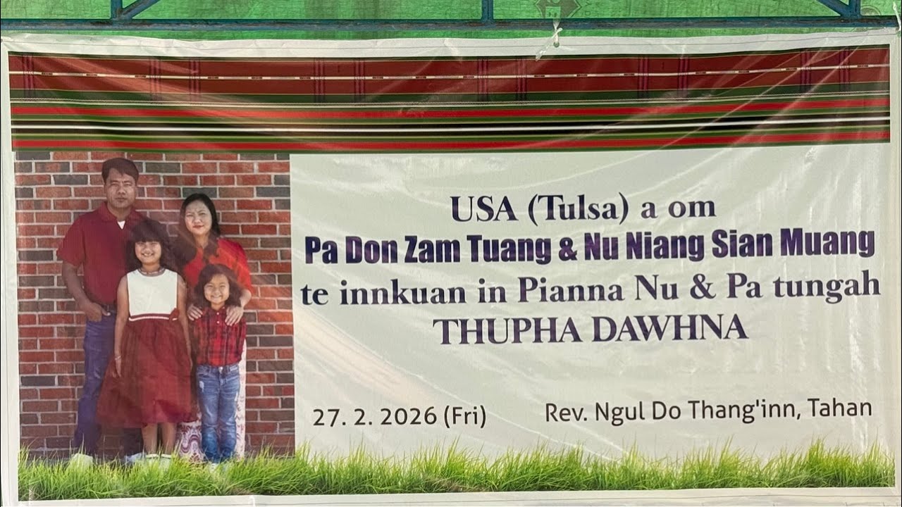 USA (Tulsa) a om Pa Don Zam Tuang te innkuan Nulehpa tungah Thupha dawhna.