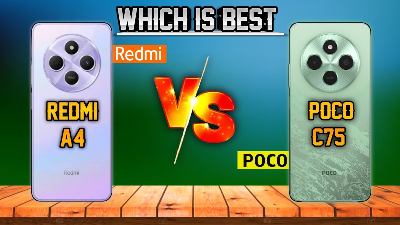 Redmi A4 Vs Poco C75 ⚡ Poco C75 Vs Redmi A4 ⚡ Which Is Better
