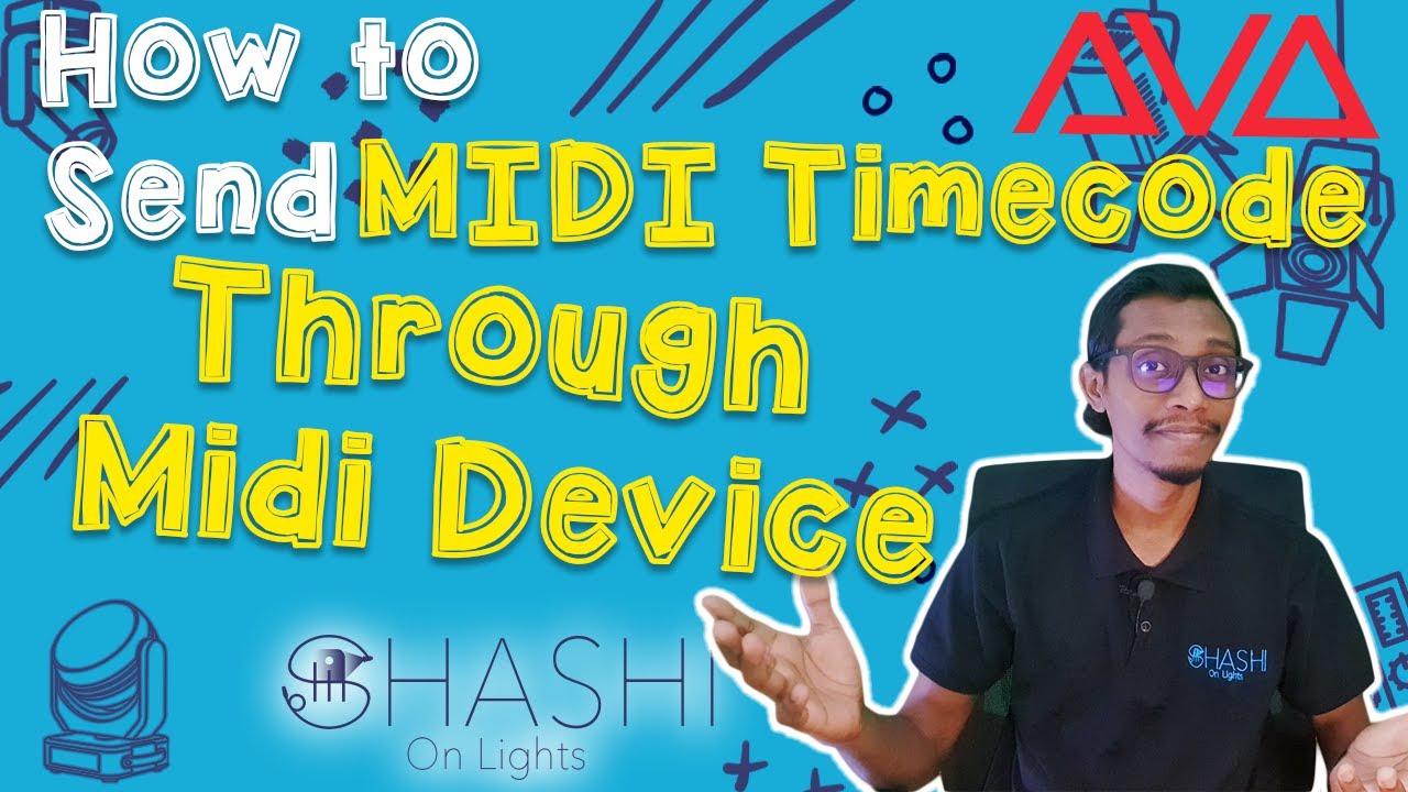 Send MIDI Timecode through a Midi device to your Avolites console