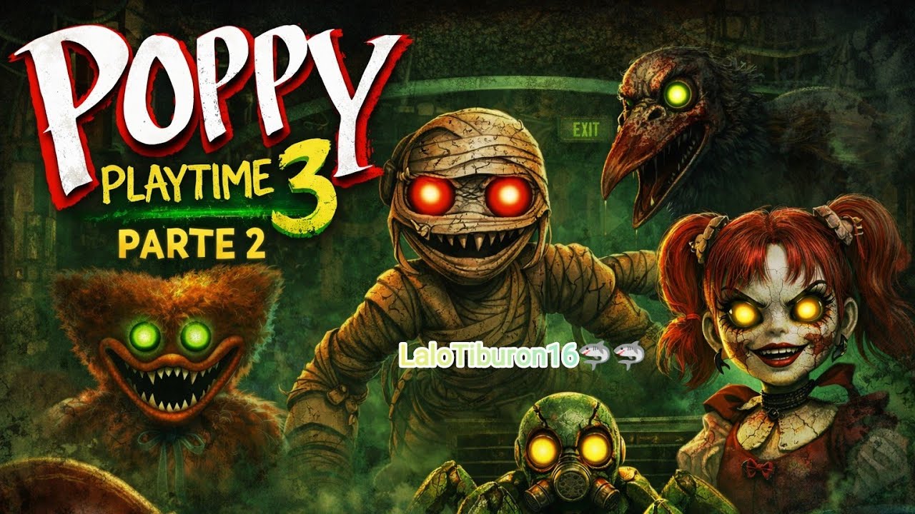 Jugando a Poppy Playtime 3.Parte 2🧐😥