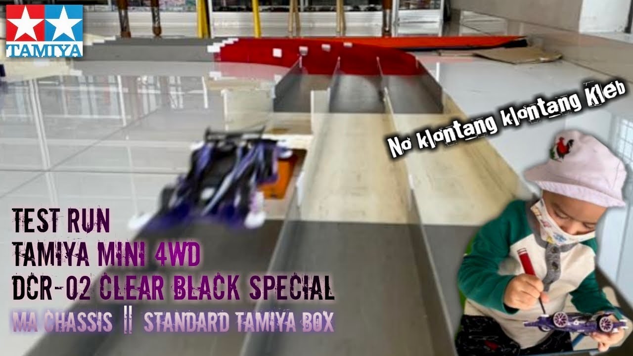 Tamiya DCR-02 Clear Black Special || Test Run || MA Chassis || STB Murni