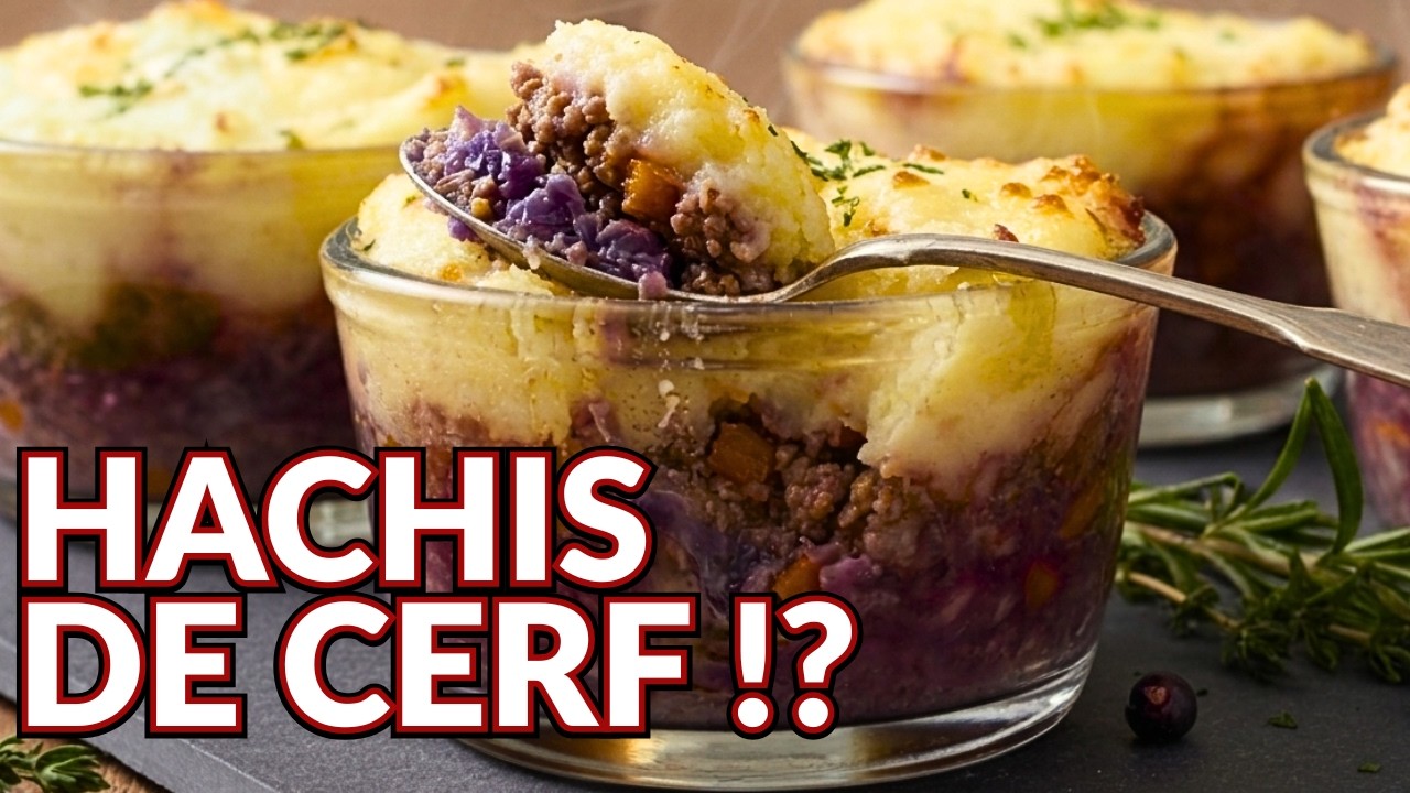 Hachis Parmentier de Cerf 🦌 | Recette Gastronomique au Vin Rouge | Gibier Maison Facile