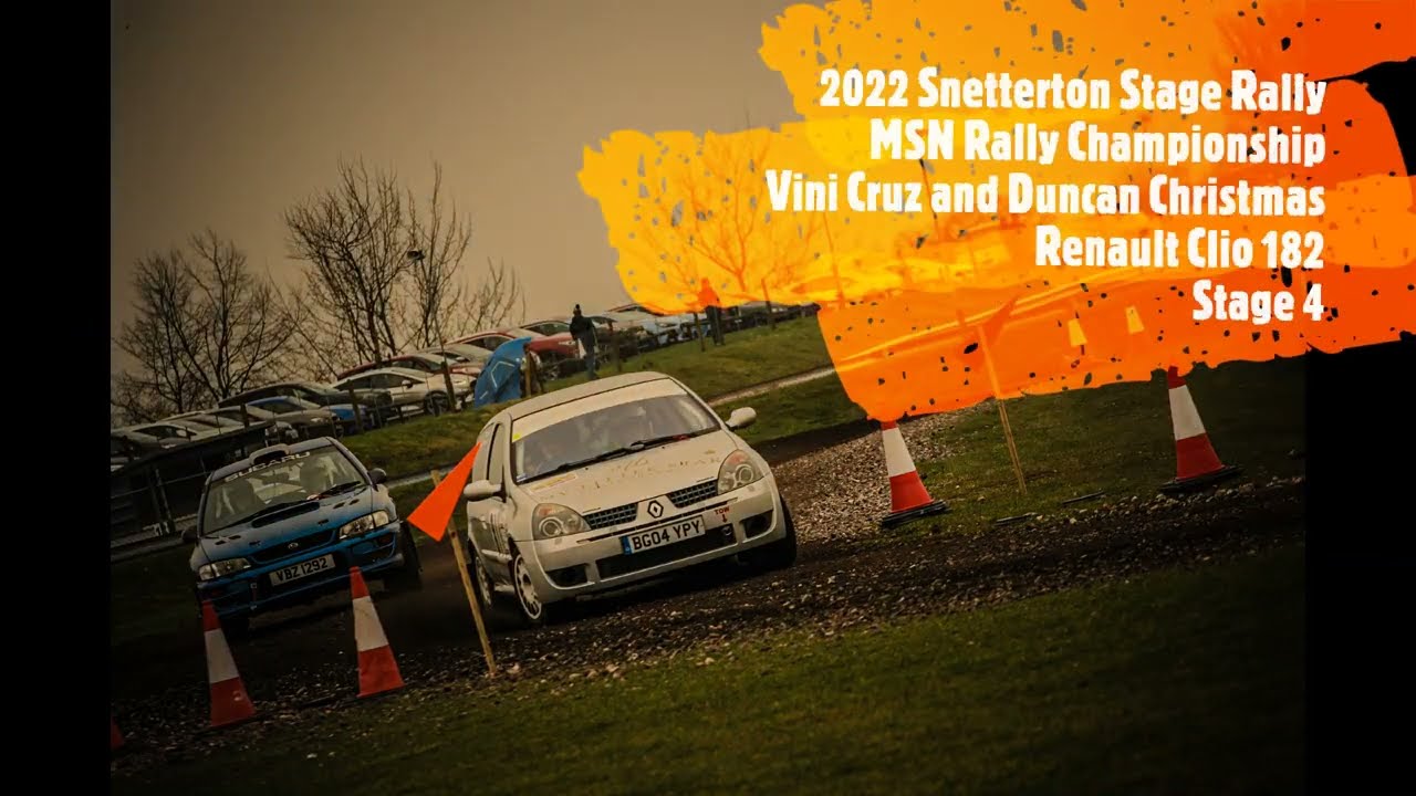 Snetterton Stage Rally 2022 - Vini Cruz and Duncan Christmas - Clio 182