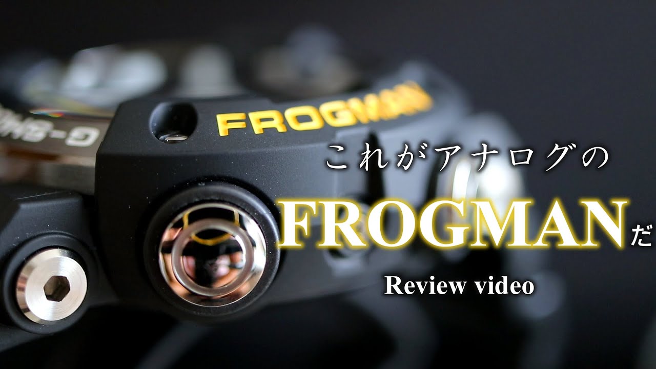 Обзор для Casio Frogman GWF-A1000-1A. Это аналоговый дисплей, но Frogman.