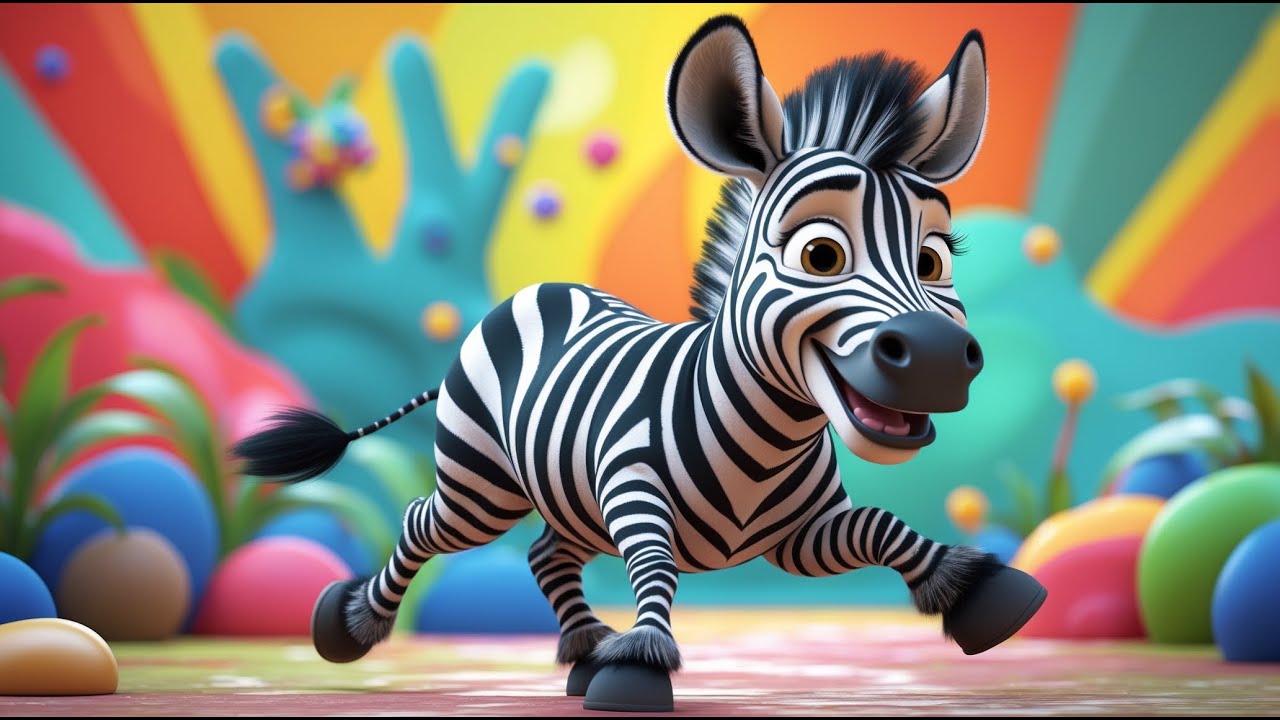 Zoom Goes the Zebra | Dance Song for Kids