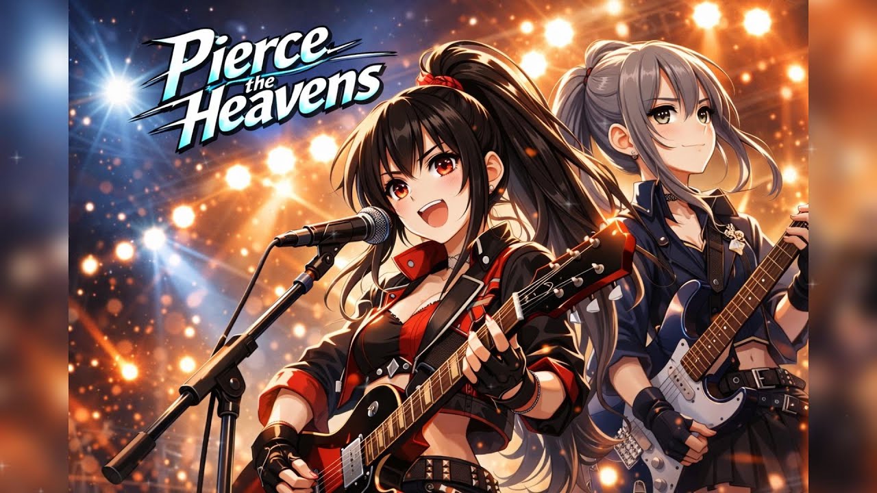 🎧Pierce the Heavens ｜Aina & Kotone｜Anime Song【Global Harmony JP】