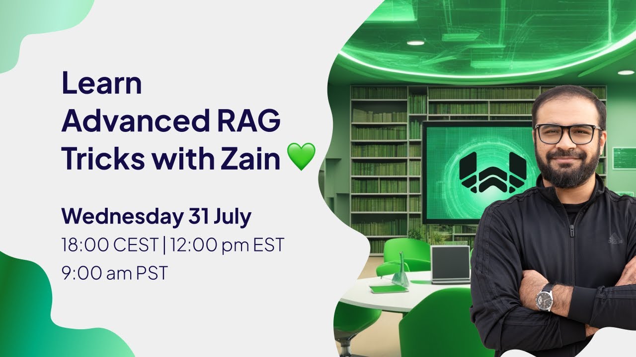 Learn Advanced RAG Tricks with Zain 💚