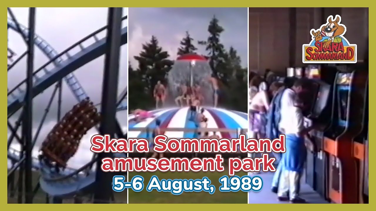 Two days at Skara Sommarland amusement park (Sweden) (5-6 Aug, 1989)